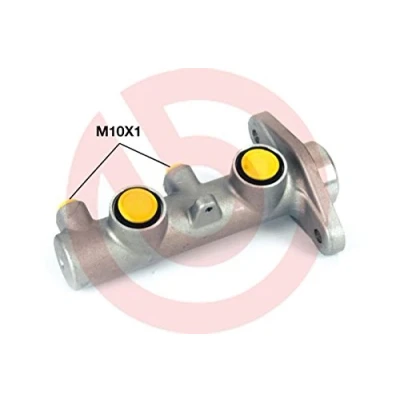 Abbildung von BREMBO M 28 018 Hauptbremszylinder 20,64 Aluminium 10 x 1 (2) HONDA: Jazz 2 Schrägheck