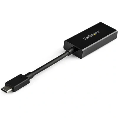 Abbildung von StarTech.com USB C zu HDMI Adapter — 4K 60 Hz Video, HDR10 auf 2.0b Adapterdongle Typ DP Alt Modus Monitor/Display/Fernseher Konverter (CDP2HD4K60H)