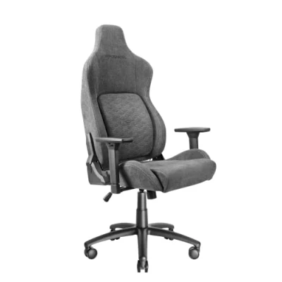 Abbildung von MARSGAMING Gaming MGC ULTRA Grau, Ergonomischer Stuhl, Ergofit Rückenlehne, 3D Armlehnen, Lendenwirbelstütze + Nackenkissen, XL Rollen, MGCULTRABGR, Grande