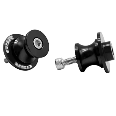 Abbildung von MZ STORE Motorrad CNC Aluminium Ständeraufnahme M8*1,5 Bobbins Montageständer für GSR 400 600 750 1000 (Schwarz)