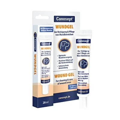 Abbildung von Canosept Wundgel für Hunde 20ml Wundsalbe Hund Reinigung &amp; Pflege Von Wundbereichen Optimale Wundversorgung Stressfreie Anwendung Tierärzten empfohlen