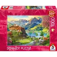 Abbildung von Erholung in den Dolomiten, Puzzle