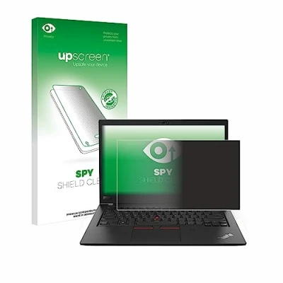 Abbildung von upscreen Anti Spy Blickschutzfolie für Lenovo ThinkPad T480 / T480s Privacy Screen Displayschutz Folie [Sichtschutz, Blaulichtfilter]