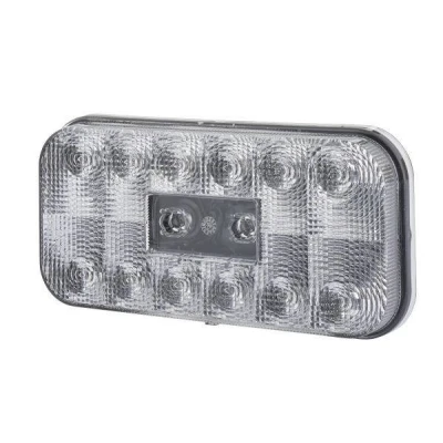 Abbildung von HELLA 2VA 011 900 021 Rückleuchte links, rechts LED schwarz 24 Rot, transparent mit Blinkleuchtenausfallkontrolle