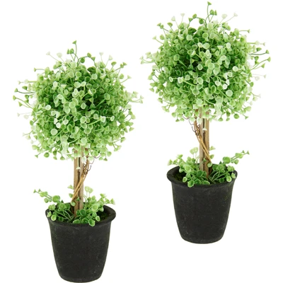 Abbildung von I.GE.A. Kunstbaum &quot;Buchskugelbaum&quot;, im Kunststofftopf, 2er Set