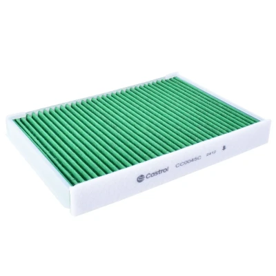 Abbildung von Castrol filters CC0045C Innenraumfilter Aktivkohlefilter, mit antibakterieller Wirkung 290mm 196mm 36mm VOLVO: XC60 I, V70 2, V60 I