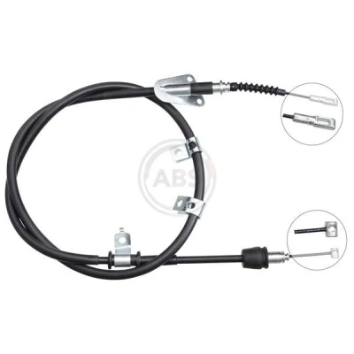 Abbildung von A.B.S. K17310 Handbremsseil 1724 Scheibenbremse HYUNDAI: ix35, KIA: Sportage III