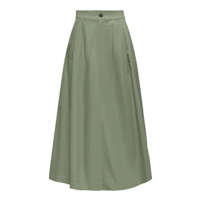 Abbildung von ONLY Onlzora Alinienrock, Damen, Größe: XS, Oil green