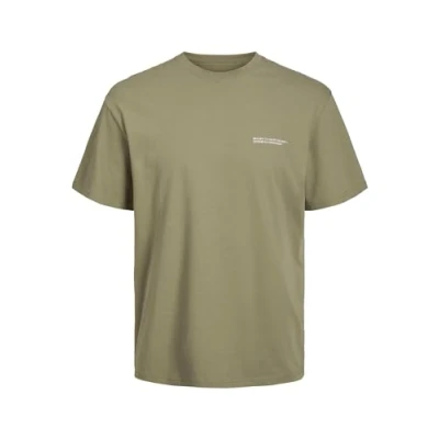 Abbildung von Jack &amp; Jones Jorvesterbro BACK SS CREW NECK SN Tshirt print, Herren, Größe: Medium, Aloe