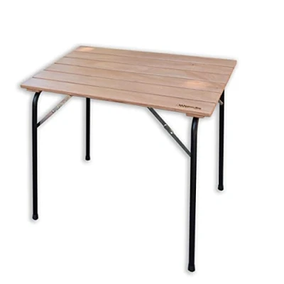 Abbildung von Castelmerlino Klapptisch für draußen, Camping, Terrasse, Okumè, 80 x 60 cm