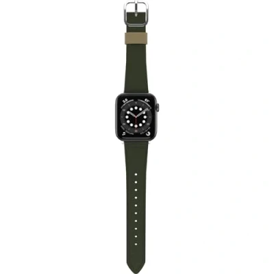 Abbildung von OtterBox Symmetry Cactus Leather Uhrenarmband für Apple Watch 45/44/42mm, weiches, angenehmes und strapazierfähiges Watch, Grün