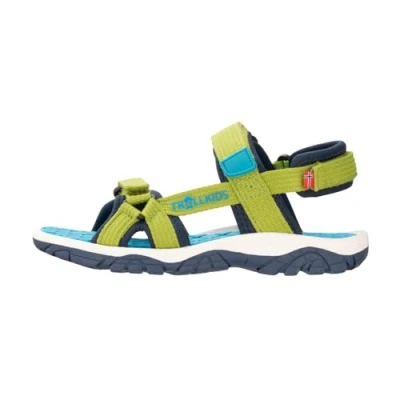 Abbildung von Trollkids Kids Oslofjord Sandal, 28/28 Kinder, kiwi/mystic blue