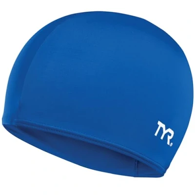 Abbildung von Tyr Adulte Unisexe SOLID Bonnet de bain Lycra, ROYAL, Einheitsgröße