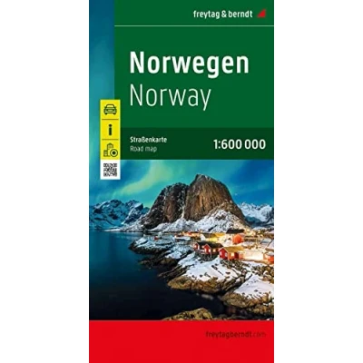 Abbildung von Norwegen, Straßenkarte 1:600.000, freytag &amp; berndt: Wegenkaart Schaal 1 : 600.000 (freytag berndt Auto + Freizeitkarten)