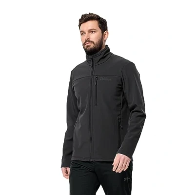 Abbildung von Jack Wolfskin Whirlwind Softshelljacke, Herren, Größe: Small, Black