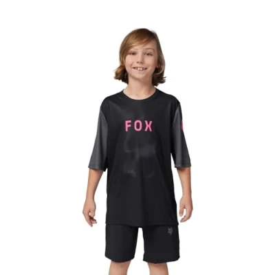 Abbildung von Fox Racing Unisex Kinder Bike Jersey Junior Ranger Taunt Black Ym T Shirt, Schwarz, M