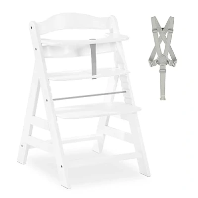 Abbildung von Hauck Hochstuhl Alpha+, white, aus Holz