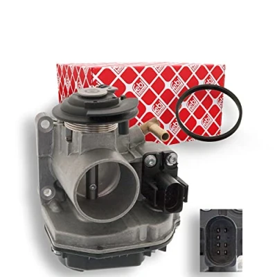 Abbildung von FEBI BILSTEIN 103834 Drosselklappe mit Dichtung VOLKSWAGEN: GOLF 3, Polo III Schrägheck, Variant, SKODA: FELICIA 1