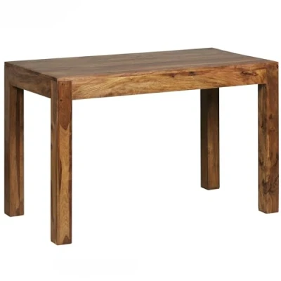 Abbildung von Wohnling Esstisch WL1.318 (MUMBAI Massivholz Sheesham 120 cm Holztisch braun), Esszimmer Tisch Design Küchentisch rechteckig