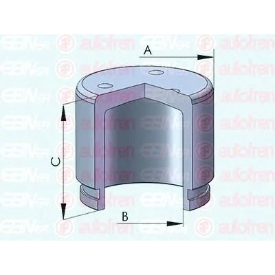 Abbildung von AUTOFREN SEINSA D025426 Kolben, Bremssattel 43 Vorderachse SUMITOMO