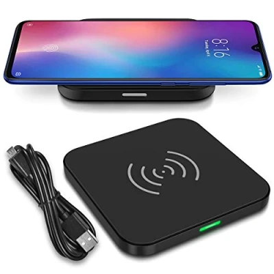 Abbildung von QI Wireless Schnell Ladegerät kompatibel mit Xiaomi 13/13 Pro Kabellos Charger Induktives Universal Schnellladegerät 10W Ladestation Ladematte