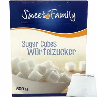 Abbildung von Nordzucker Sweet Family Würfelzucker (500g Packung)+usy Block