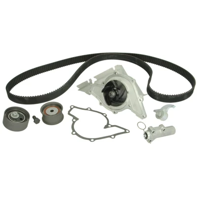 Abbildung von BOSCH 1 987 946 401 Wasserpumpe + Zahnriemensatz mit Spanndämpfer, Spannrolle 253 AUDI: A8 D2, A6 C5 Avant, A4 B6/B7 Cabrio