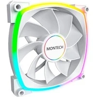 Abbildung von Montech RX 140 ARGB Reversed Fan 1600PWM, High End Durability, Silent Performance, and Stunning Design (140mm, White)