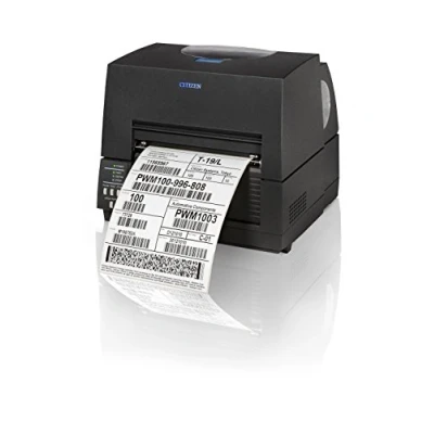 Abbildung von Citizen CL S6621, Direkt Wärme/Wärmeübertragung, 203 x DPI, 150 mm/sek, Schwarz