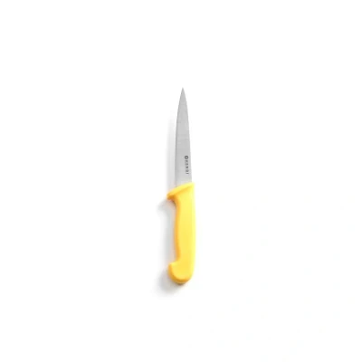 Abbildung von HENDI Filetiermesser Geflügel 15 cm Klinge HACCP 0,9 mm Edelstahl Länge: 30 gelb, Filiermesser kaufen