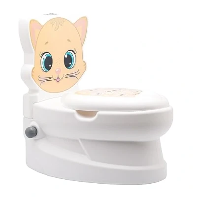 Abbildung von Pilsan Töpfchen Kitty 07563, Toilettenpapierhalter, Musik Licht Behälter bis 25kg