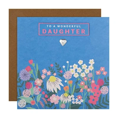 Abbildung von Hallmark Geburtstagskarte für Tochter Blumenblüten Design