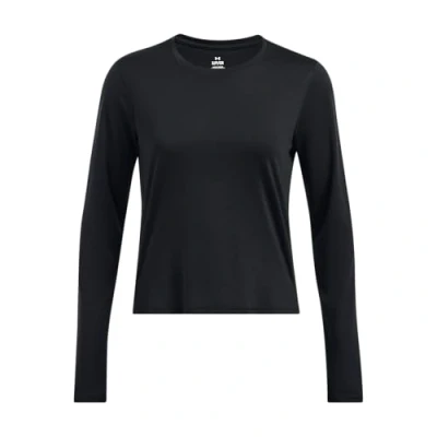 Abbildung von Under Armour Launch Longsleeve Langarmshirt, Damen, Größe: XS, Black/reflective