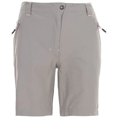 Abbildung von Trespass Brooksy, Storm Grey, S, Schnelltrocknende Shorts mit UV Schutz für Damen, Small, Grau