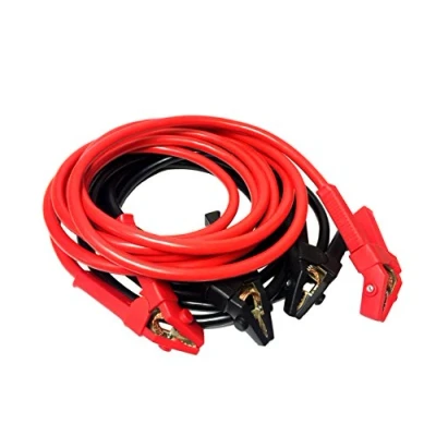 Abbildung von IWH 6m Starthilfekabel Alu Kupfer 70 mm² Profi Starterkabel für 12 &amp; 24 Volt Batterien Auto PKW LKW Inhalt: 1x Starthilfekabel; Tasche Länge: