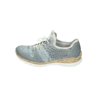 Abbildung von Rieker Sneaker low, Damen, Größe: 42, adria heaven silverflower Schuhe