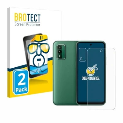 Abbildung von BROTECT (2 Stück Schutzfolie für Nokia XR21 (Display+Kamera) Displayschutz Folie Ultra Klar