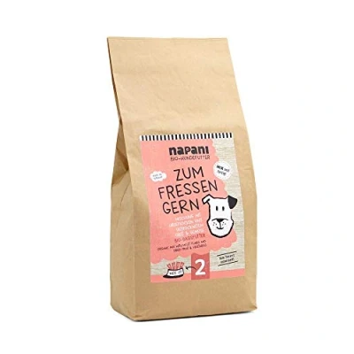 Abbildung von Bio Basisfutter &quot;Zum Fressen Gern&quot; für Hunde mit Hirse... 3 kg