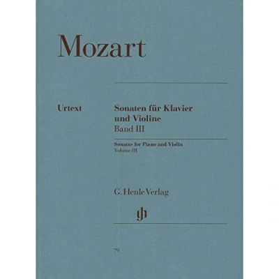 Abbildung von Sonaten für Klavier und Violine, Band III: Besetzung: Violine (G. Henle Urtext Ausgabe)