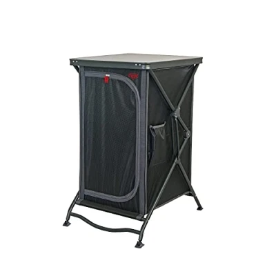 Abbildung von Crespo AP 103 Aufbewahrungsschrank, 78 x 57 99 cm, Schwarz/Grau
