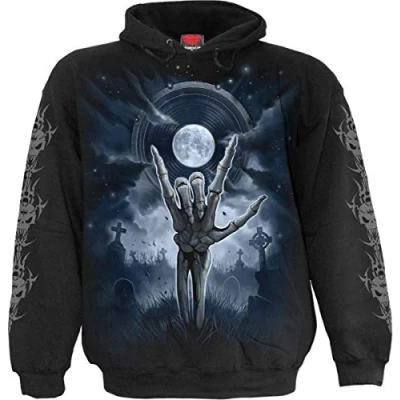 Abbildung von Spiral Grim Rocker Hoodie Schwarz M