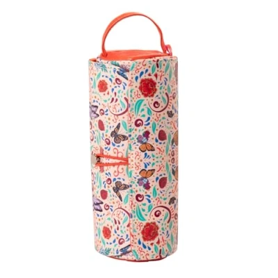 Abbildung von Grupo Erik Federmäppchen Frida Kahlo Aufrollbares Federmäppchen, niedliches Stift Organizer, Stiftaufbewahrung, Tasche für Make up Pinsel &amp; Pinsel, Geschenke,