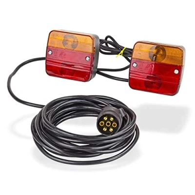 Abbildung von DEMA Magnet Beleuchtungssatz Rücklicht Schlußlicht für Anhänger und Traktor 12V