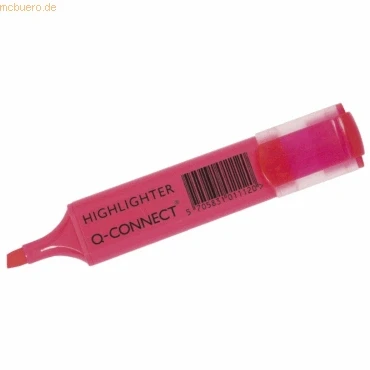 Abbildung von Connect Textmarker Keilspitze 2 5 mm rosa