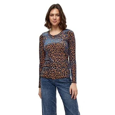 Abbildung von DESIRES Damen Jaqueline Ls Tee Blau S