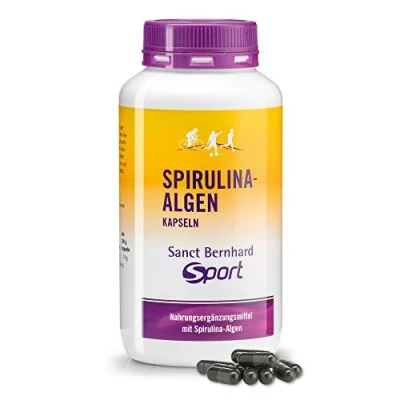 Abbildung von Sanct Bernhard Sport Spirulina Algen Kapseln 360 St