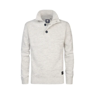 Abbildung von Petrol Industries Strickpullover, Herren, Größe: XXL, Antique white melee