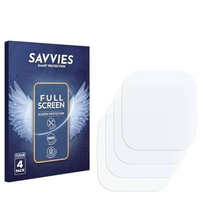Abbildung von Savvies 4 Stück Full Screen Schutzfolie für ICE Watch smart 2.0 1.70 Cover Displayschutz Folie [3D Curved, Transparent, Anti Fingerabdruck]