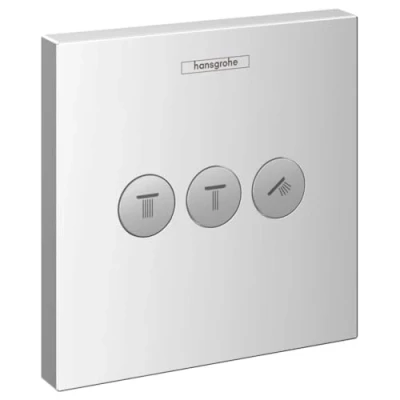Abbildung von hansgrohe UP Ventil Oberbau &quot;ShowerSelect S&quot;, Unterputz für 3 Funktionen, chrom