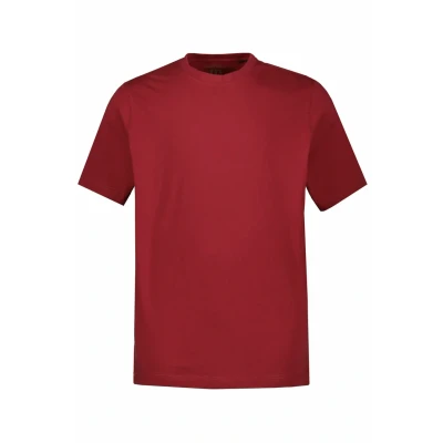 Abbildung von JP1880 Grosse GRÖSSEN BIS 8XL Tshirt basic, Herren, Größe: 4XL, Dunkelrot
